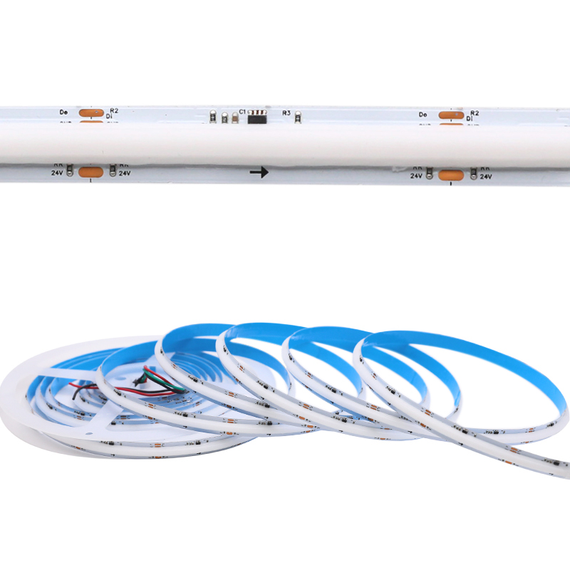 Extremely Bright Digital COB RGB LED Strip SM16703 Extremely Bright Digital COB RGB LED Strip SM16703